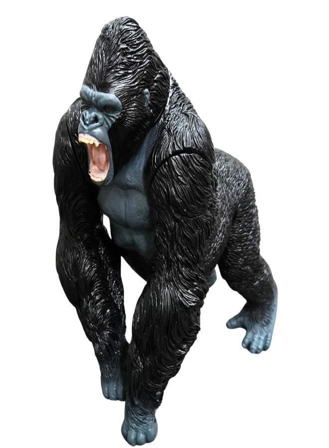 FUNFOB Gorilla King Kong Action Figure Toy Height- 18cm PVC Plastic Material | Gorilla Black - Image 5